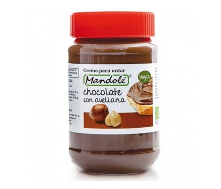 Mandolé Crema Cacao con Avellana Vegan Bio 375g