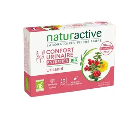 Naturactive Urisanol Confort Urinaire Arándano Rojo 30caps