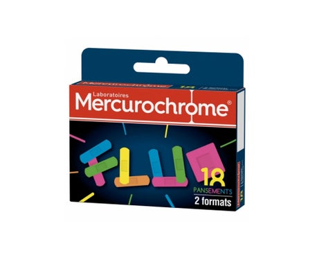 Medicazioni fluorescenti Mercurochrome 2 taglie 18 unità