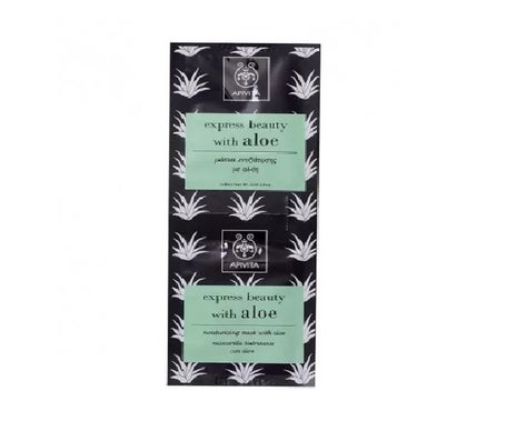 Apivita Express Beauty mascarilla hidratante aloe 2udsx8ml