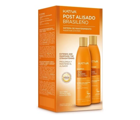 Kativa Post Alisado Brasileño Kit 2uds
