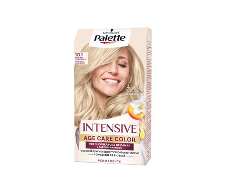Schwarzkopf Palette Intensive Age Care Color 10.1 Rubio Muy Claro Ceniza Kit