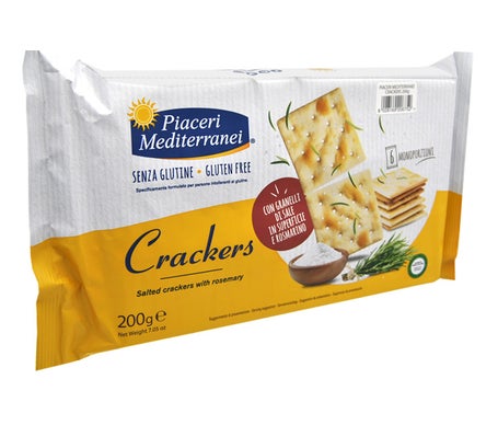 Eurospital Piaceri Mediterranei Crackers Senza glutine 200g
