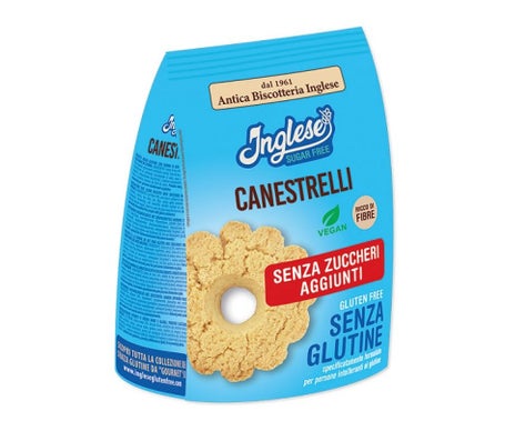 Inglese Sugar Free Galletas Canestrelli Sin Gluten 200g