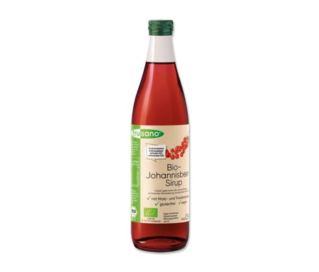 Frusano Jarabe de Grosella Roja Bio 500ml