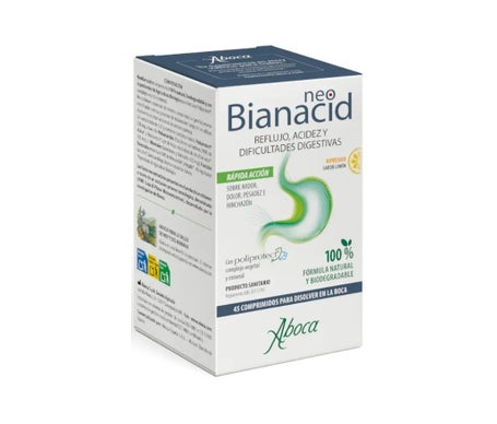 Aboca Neobianacid Sabor Limón 45comp
