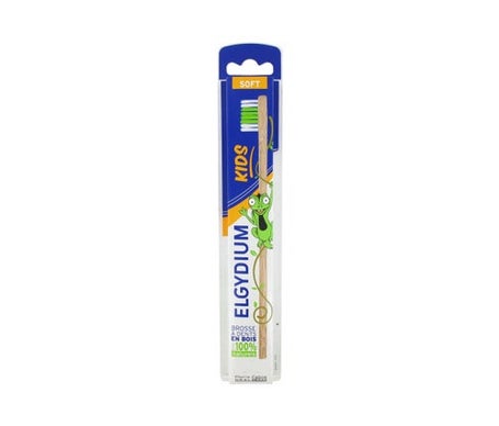 Elgydium Cepillo de Dientes de Madera Suave para Niños 1ud