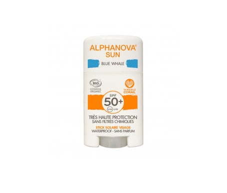 Alphanova Sun Bio Stick Facial SPF50+ Color Azul 12g