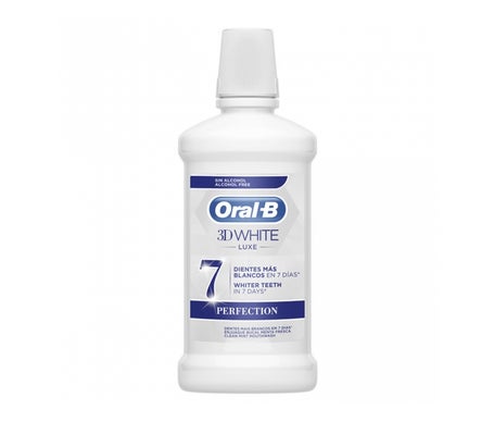 Oral-B 3D White Enjuague Bucal Luxe Perfection 500ml