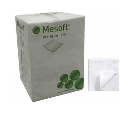 Mesoft Gasa 10x10cm 100uds