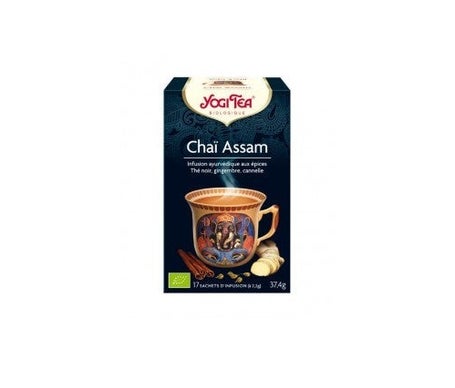Infusión de Té Yogi Bio Chai Negro 17 Sobres 37,4 g