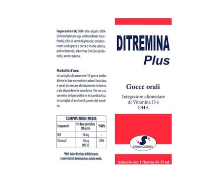 Ditremina Plus gtt 15 ml de S.FARMACEUTICI | Natural Doctor