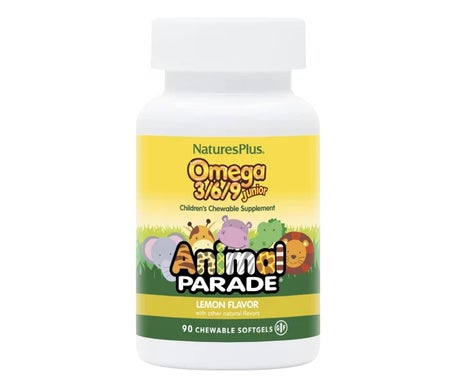 NaturesPlus Animal Parade Omega 369 Junior 90 perlas