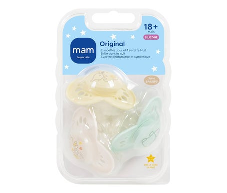 Mam Original Chupete +18 Meses Beige 2uds