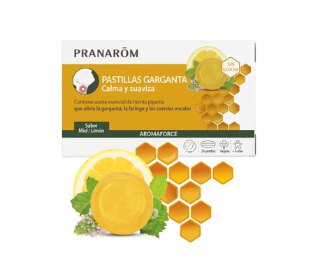 Pranarôm Aromaforce Pastillas Garganta Calma y Suaviza 24uds