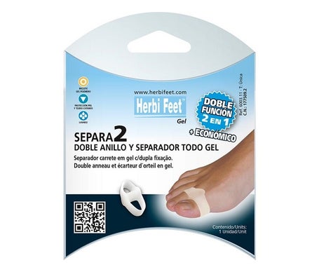 Separa2 Doble Anillo Herbi Feet Silicona Carrete T- L 1 U