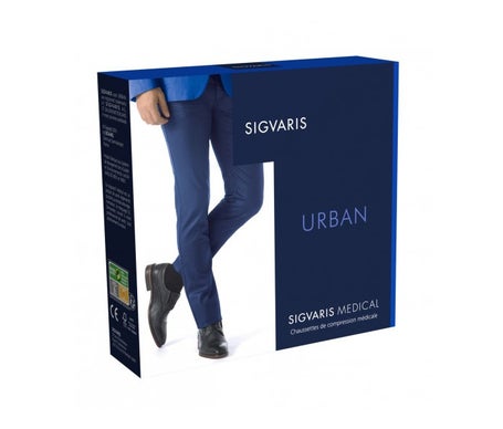 Sigvaris Urban New Socks 2 Hombres Negro Talla LN 1ud