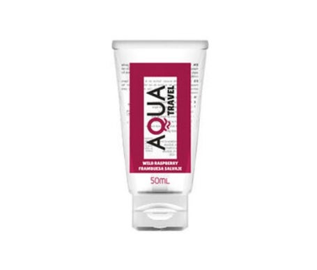 Aqua Travel Lubricante Base Agua Sabor Frambuesa Salvaje 50ml