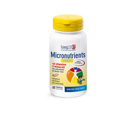Longlife Micronutrientes Junior 60comp