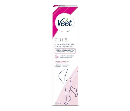 Veet Pure Crema Depilatoria Piernas y Cuerpo Piel Normal 200ml