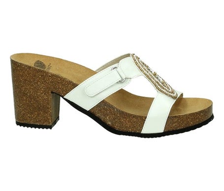 Scholl Sandalia Polidora Blanco Talla 40 1 Par