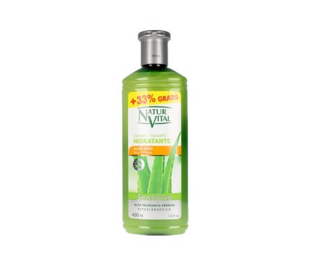 NaturVital Champú Sensitive Hidratante Aloe Vera 400ml