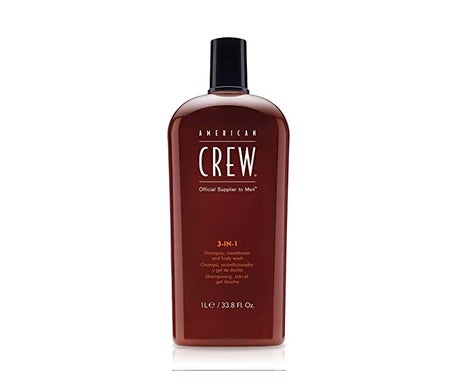 American Crew 3 In 1 Shampoo Conditioner & Body Wash 1000 ml