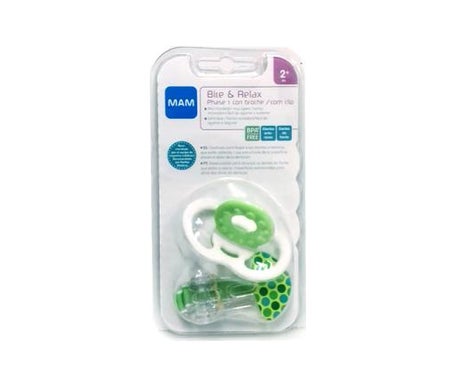 Baby Mam Mordedor Broche Mini Bite & Relax Phase 1 +2M 1ud