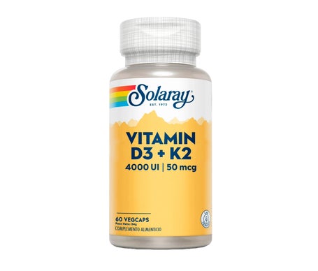 Solaray Vitamin D3+K2 60caps