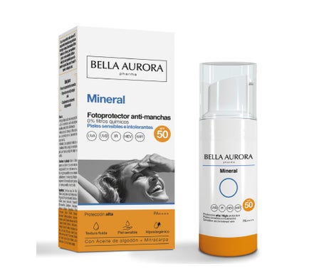 Bella Aurora Bio10 Solar Protector Solar Uva Plus Antimanchas  Piel Sensible  50ml