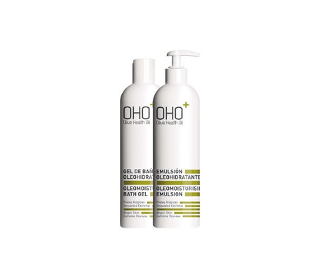 OHO Pack Emulsión Oleohidratante 400ml + Gel Baño Oleohidratante 400ml