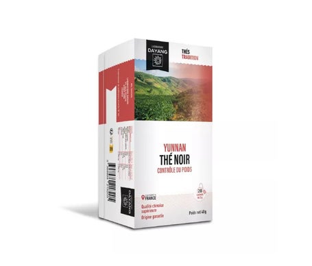 Dayang Th Black Original Yunnan caja de 20 bolsas de 2g