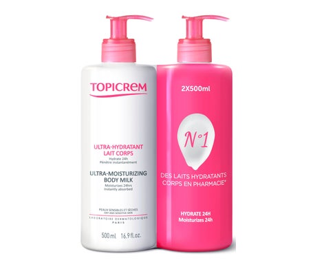 Topicrem Ultra-Hidratante Loción Corporal 2x500ml