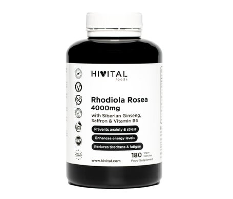 Hivital Foods Rhodiola Rosea 4000mg 180caps