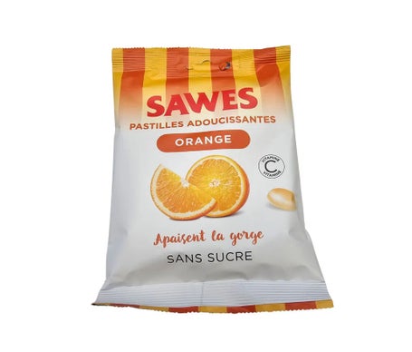 Sawes Caramelos Naranja Sin Azúcar 5uds
