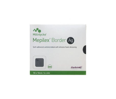 Mepilex Border Ag Apósito 10x10cm 5uds