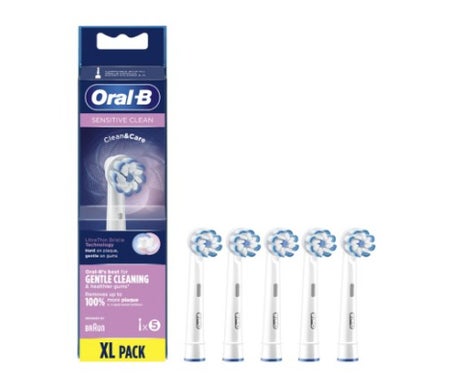Oral-B Pro Sensitive Clean Replacement Toothbrush (5pcs)