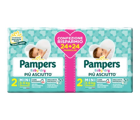 Comprar en oferta Pampers Baby Dry Downcount Mini 2 (3-6 Kg)