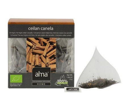 Alma Home Ceilan Canela Té Negro Eco 15 sobres