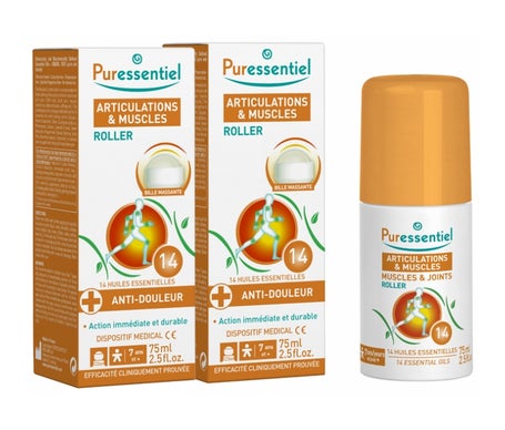 Puressentiel Roll-on Articulaciones y Músculos 2x75ml