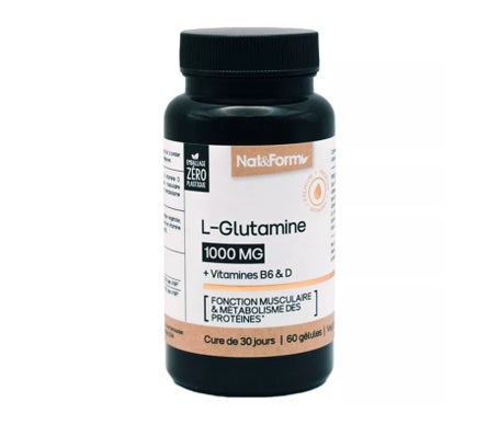 Nat&Form Nutraceutique Premium Glutamina 60caps