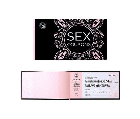 Secretplay Sex Coupons Vales de Canje Sensuales 1ud