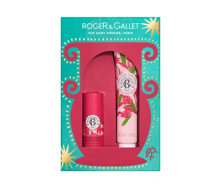 Roger & Gallet Gingembre Rouge Set Bálsamo Labial + Crema Manos
