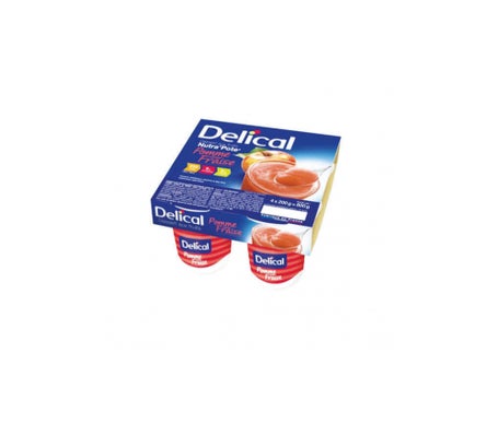 Delical Nutra Pote Pom/Fra 200g X4