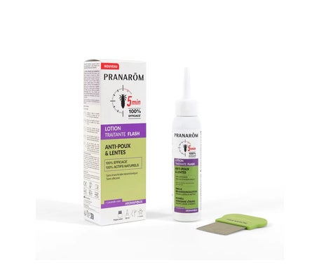 Pranarom Pack Aromapoux Loción Flash Anti-Piojos 100 ml + Peine