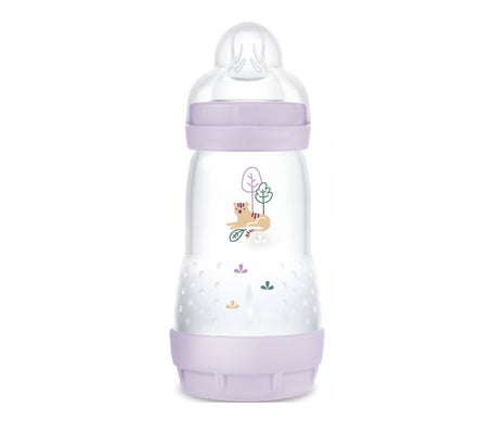 Mam Easy Start Nature Biberón Tetina Flujo 2 Lila 260ml 1ud