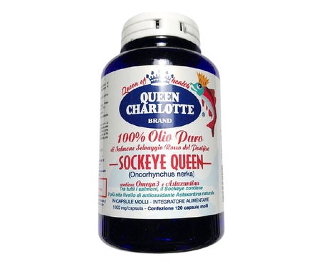 Queen Charlotte Aceite Puro Salmón Rojo 120caps