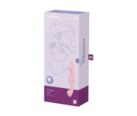 Satisfyer Triple Oh Vibrador Híbrido Rojo 1ud