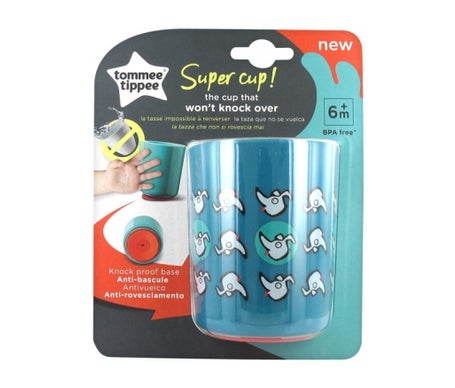 Tommee Tippee Super Cup Boys Copa Anticaída +6m 190ml 1ud