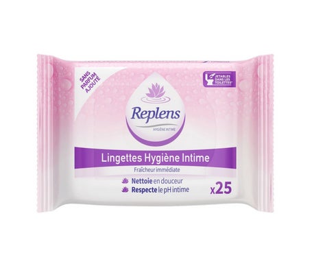 Replens Toallitas Higiene Íntima 25uds